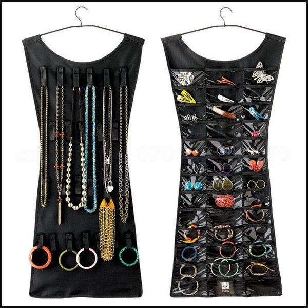 Двусторонний органайзер для хранения украшений Hanging Jewelry Organizer 122505 фото