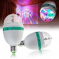 Світлодіодна лампа LED full color rotating lamp 122467 фото