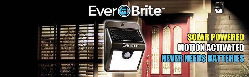 Вуличний світильник на сонячній батареї Smart Light Ever Brite із датчиком руху 122535 фото